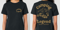 Road Proven Trailer – Damen T-Shirt Camping Legend – Frontansicht