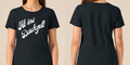 Ab ins Dachzelt – Damen Tailliertes T-Shirt Camping Vibes – Frontansicht