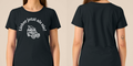 Lieber jetzt als nie – Damen Tailliertes T-Shirt Camping Vibes – Frontansicht