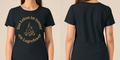Das Leben ist besser am Lagerfeuer – Damen Tailliertes T-Shirt Camping Vibes – Frontansicht